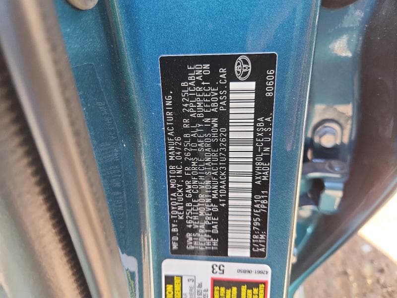 2026 TOYOTA CAMRY SE 13