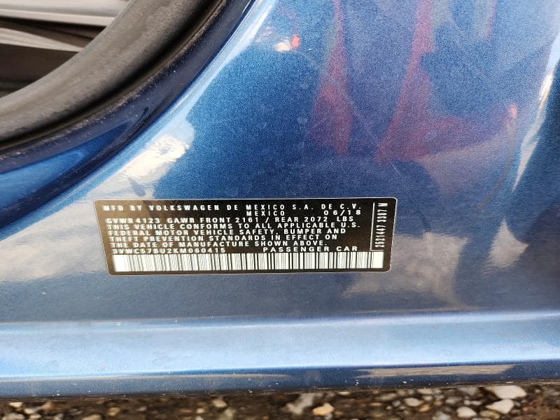 2019 VOLKSWAGEN JETTA S 13