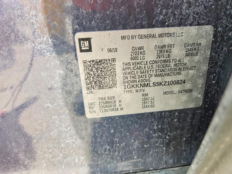 2019 GMC ACADIA SLT-1 13