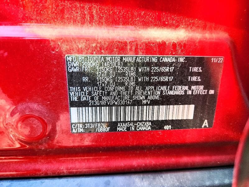 2023 TOYOTA RAV4 LE 13