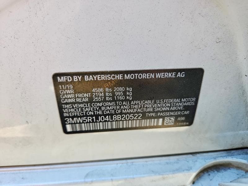 2020 BMW 330I 13