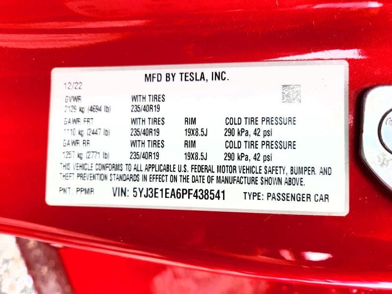 2023 TESLA MODEL 3 13