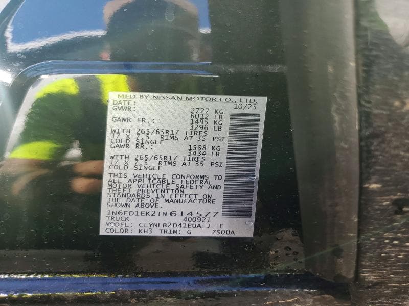 2026 NISSAN FRONTIER SV 13
