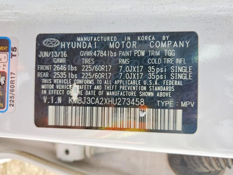 2017 HYUNDAI TUCSON ECO 13