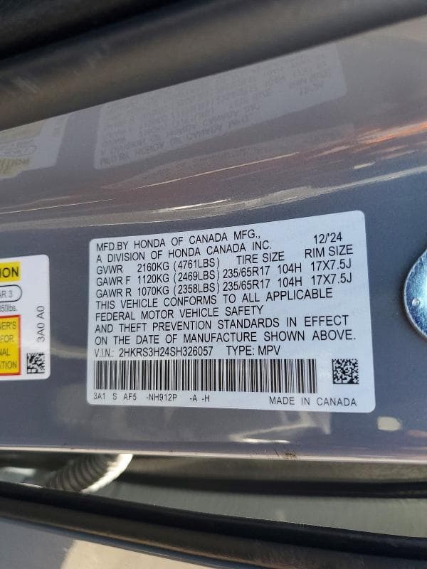 2025 HONDA CR-V LX 13