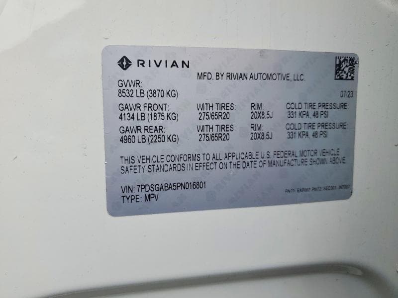 2023 RIVIAN R1S ADVENTURE 14