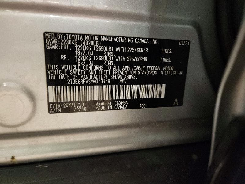 2021 TOYOTA RAV4 XSE 13