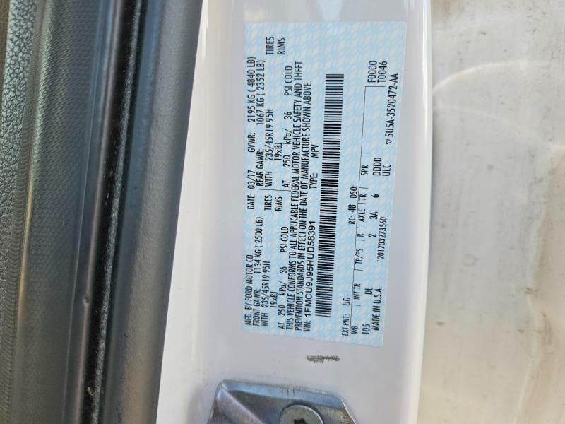 2017 FORD ESCAPE TITANIUM 13