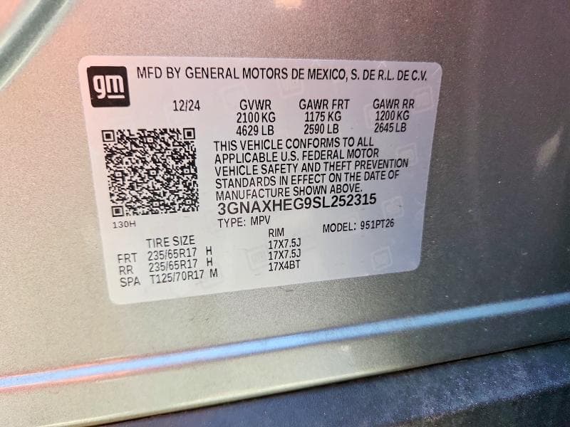 2025 CHEVROLET EQUINOX LT 14