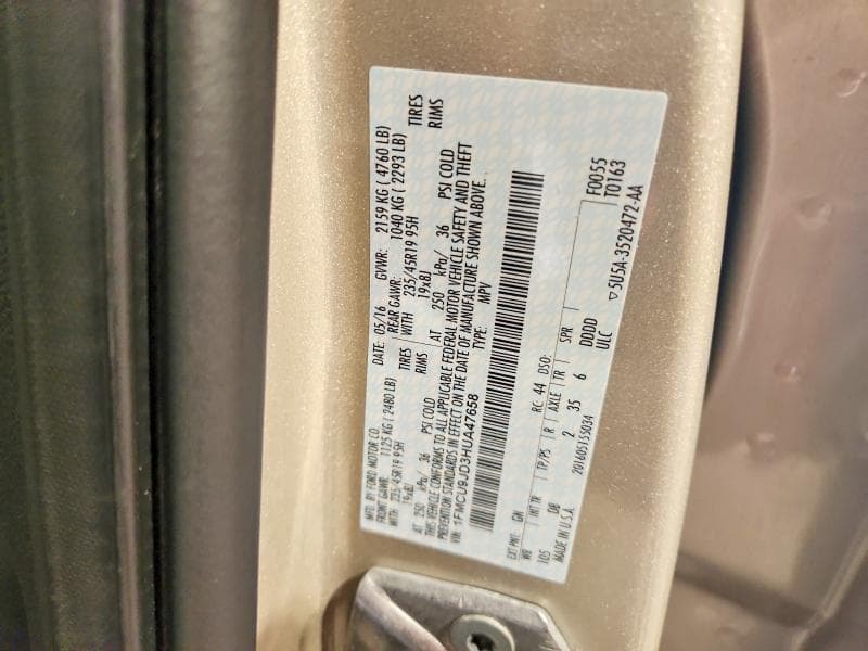 2017 FORD ESCAPE TITANIUM 13