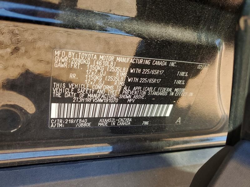 2022 TOYOTA RAV4 LE 14