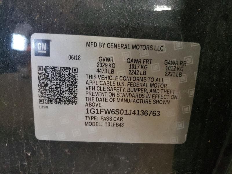 2018 CHEVROLET BOLT EV LT 12