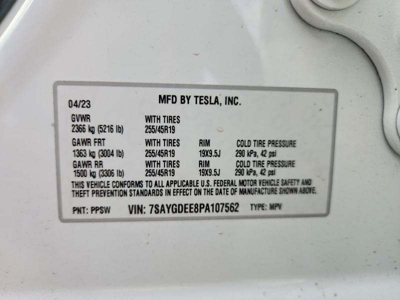 2023 TESLA MODEL Y 12