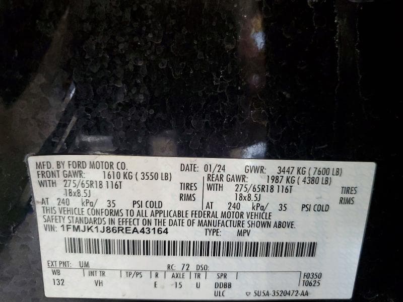 2024 FORD EXPEDITION MAX XLT 14