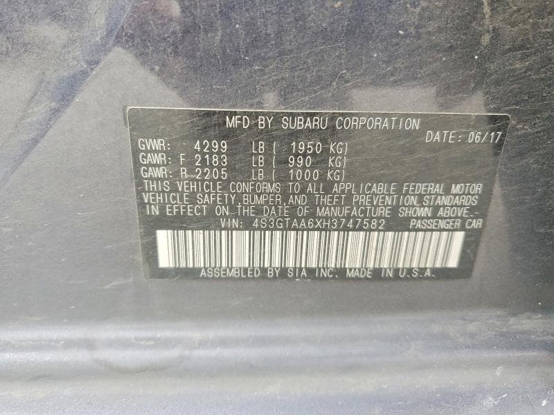 2017 SUBARU IMPREZA 13