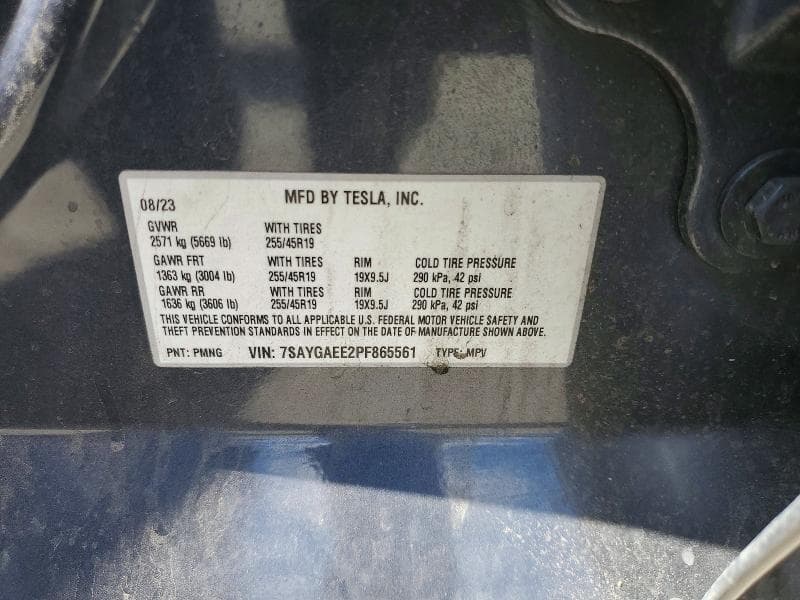 2023 TESLA MODEL Y 12