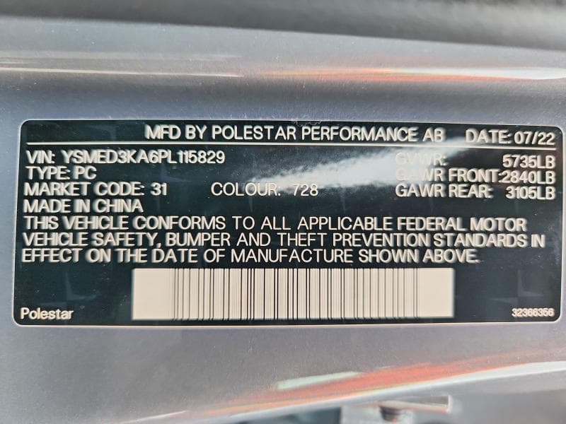 2023 POLESTAR 2 12