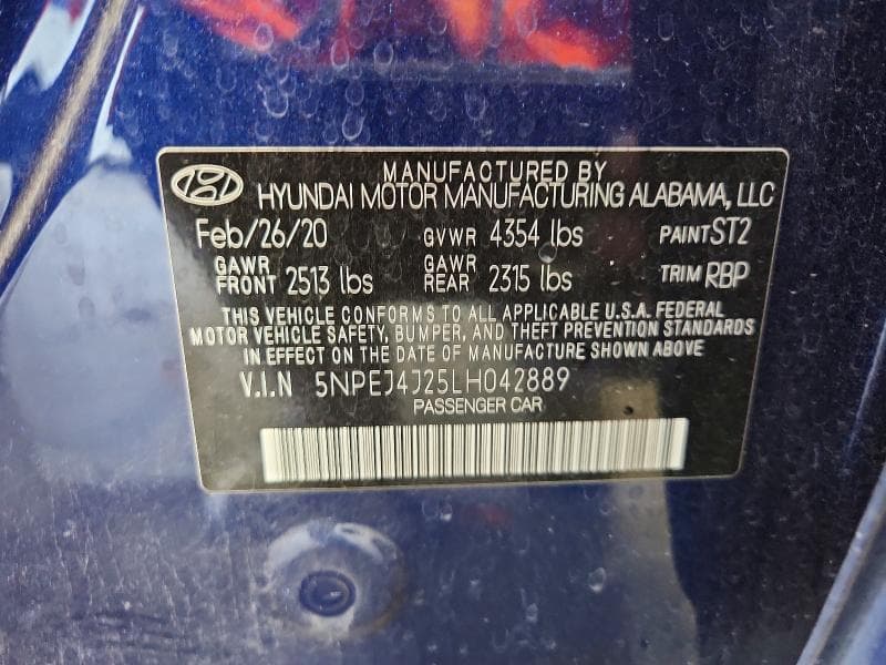 2020 HYUNDAI SONATA SEL PLUS 12