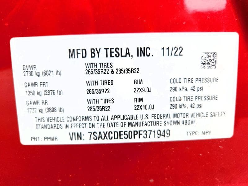 2023 TESLA MODEL X 12