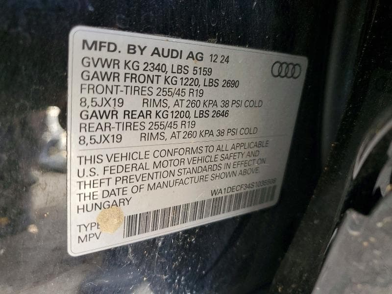 2025 AUDI Q3 PREMIUM S LINE 45 12