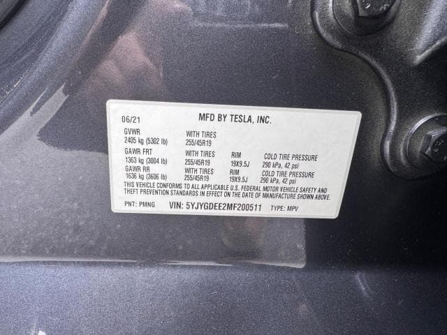 2021 TESLA MODEL Y 10