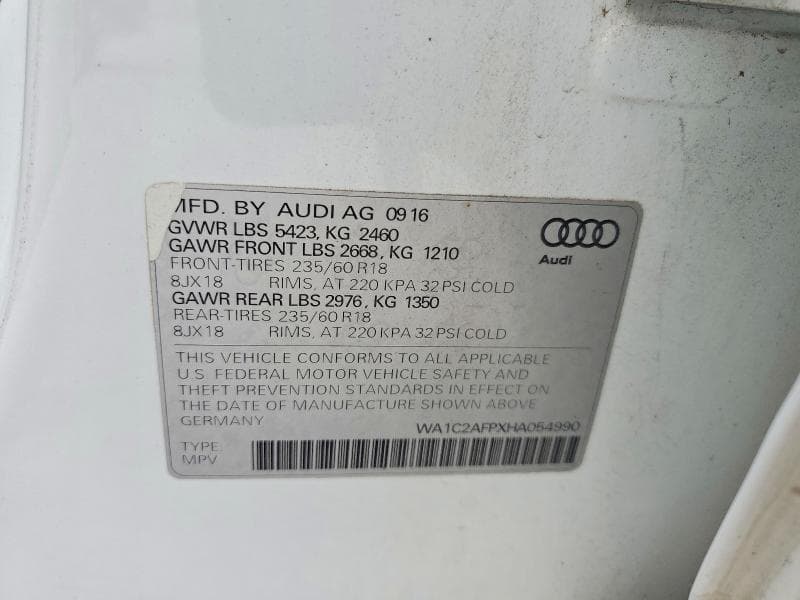 2017 AUDI Q5 PREMIUM 13