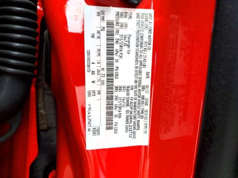 2017 FORD FOCUS SE 12