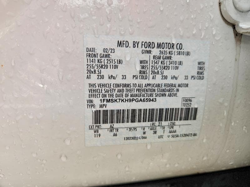 2023 FORD EXPLORER ST-LINE 13