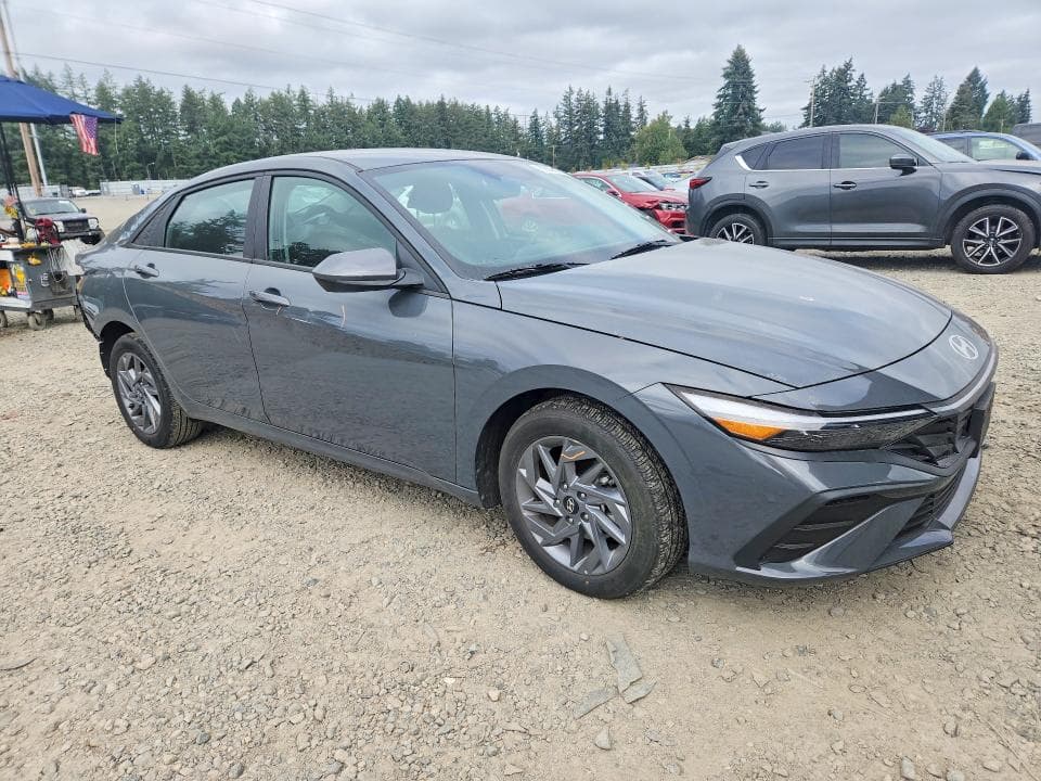 2024 HYUNDAI ELANTRA BLUE 4