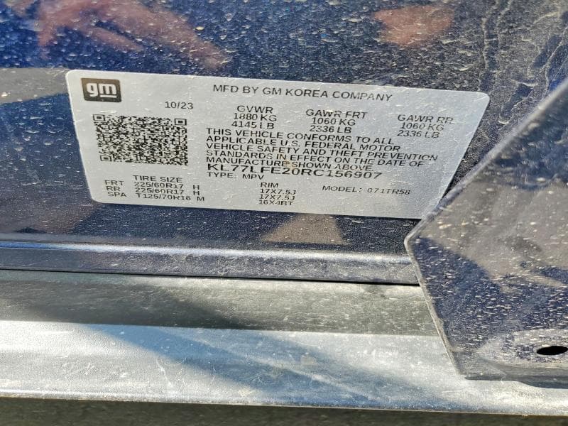 2024 CHEVROLET TRAX LS 14