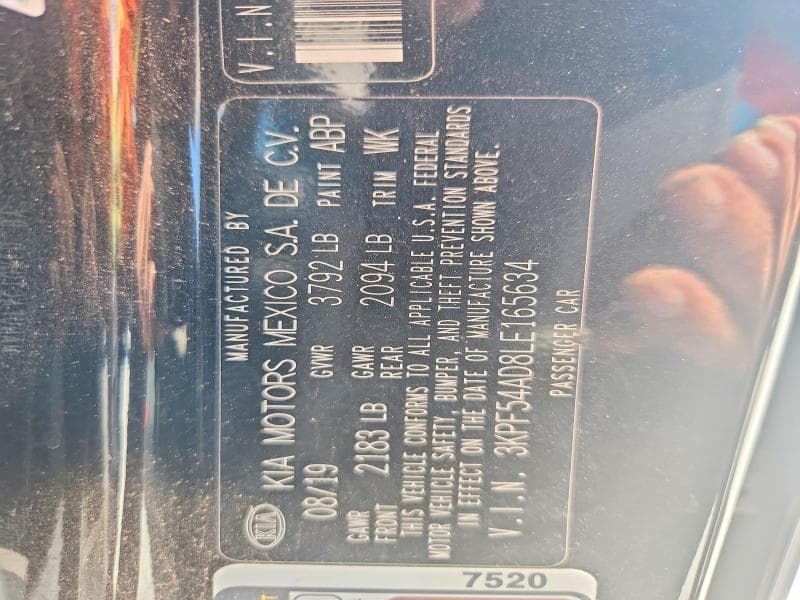 2020 KIA FORTE EX 12