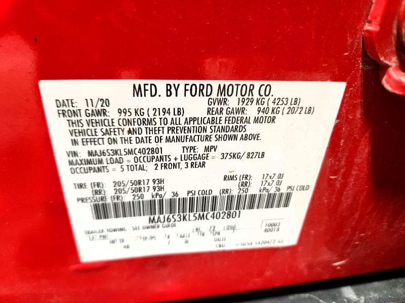 2021 FORD ECOSPORT TITANIUM 12