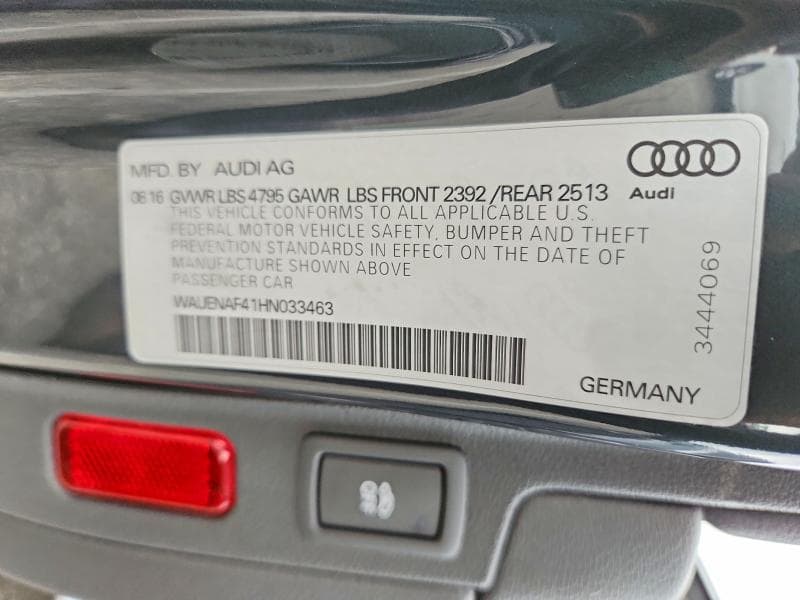 2017 AUDI A4 PREMIUM PLUS 12