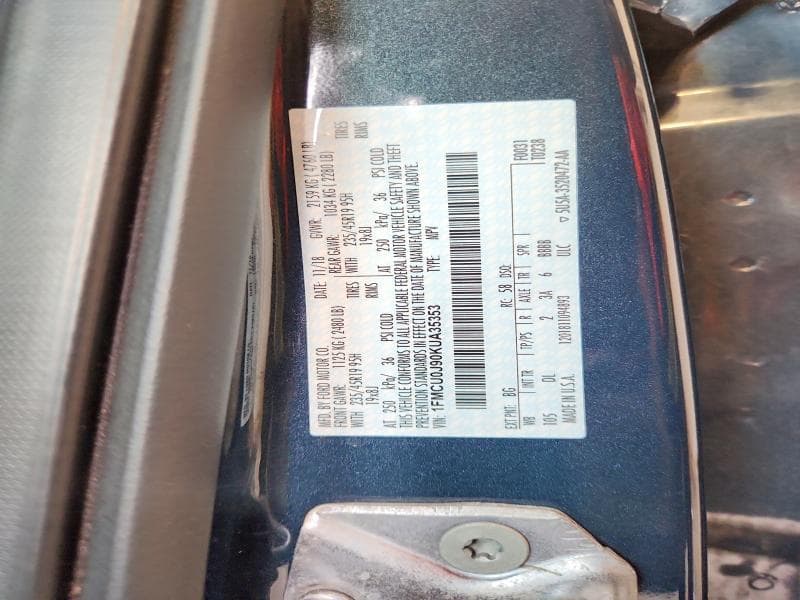 2019 FORD ESCAPE TITANIUM 13