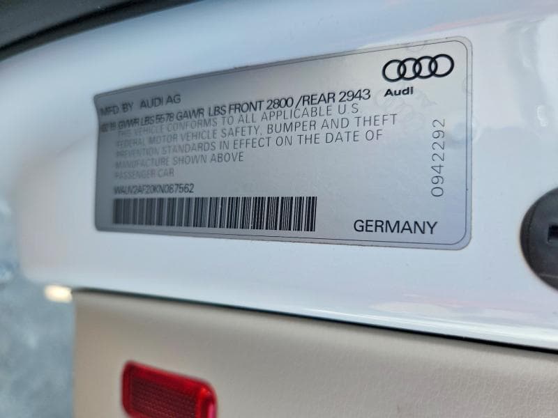 2019 AUDI A7 PRESTIGE S-LINE 12