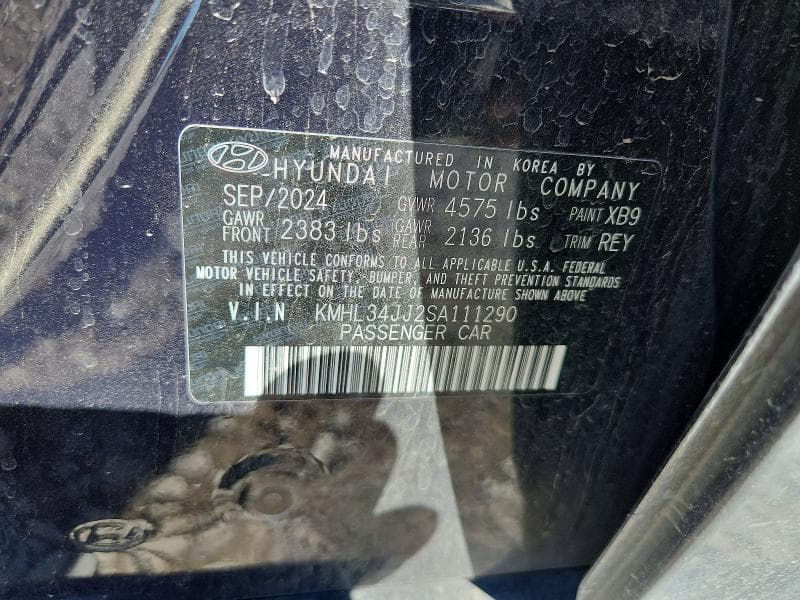 2025 HYUNDAI SONATA HYBRID SEL 12