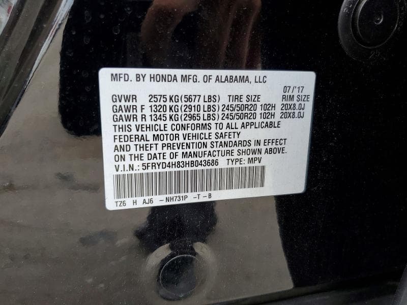 2017 ACURA MDX ADVANCE 13