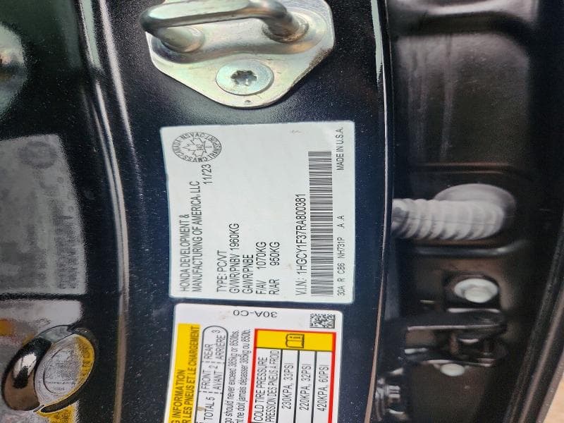 2024 HONDA ACCORD EX 13