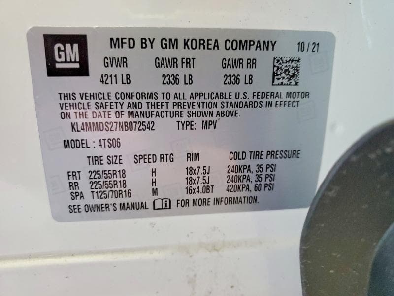 2022 BUICK ENCORE GX SELECT 12