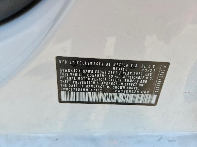 2021 VOLKSWAGEN JETTA S 12