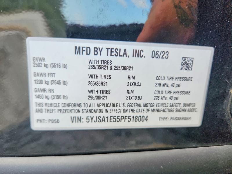 2023 TESLA MODEL S 12