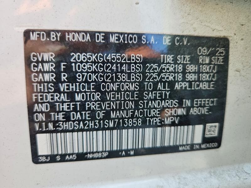 2025 ACURA ADX 14