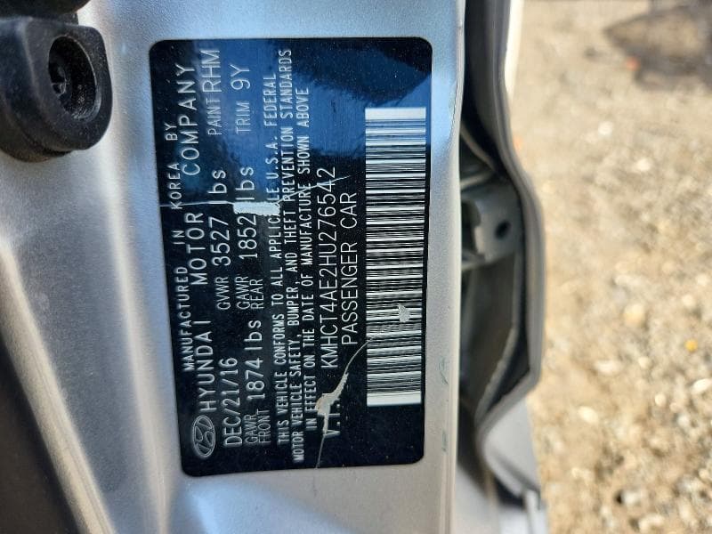 2017 HYUNDAI ACCENT SE 12
