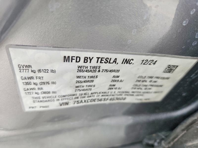 2025 TESLA MODEL X 13