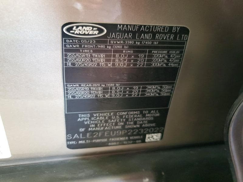 2023 LAND ROVER DEFENDER 130 X-DYNAMIC SE 13