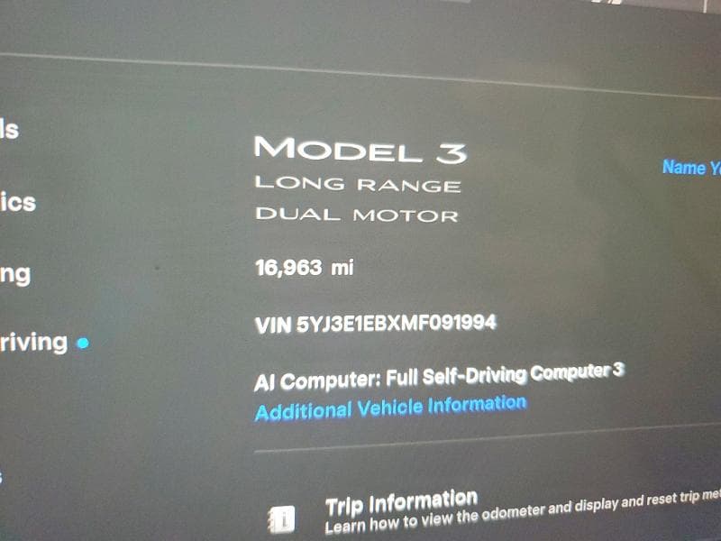2021 TESLA MODEL 3 9