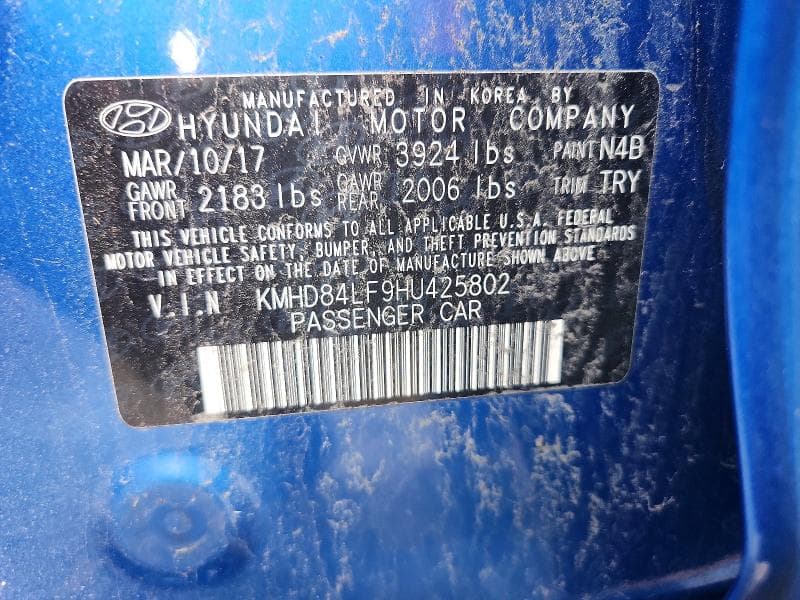 2017 HYUNDAI ELANTRA VALUE EDITION 12