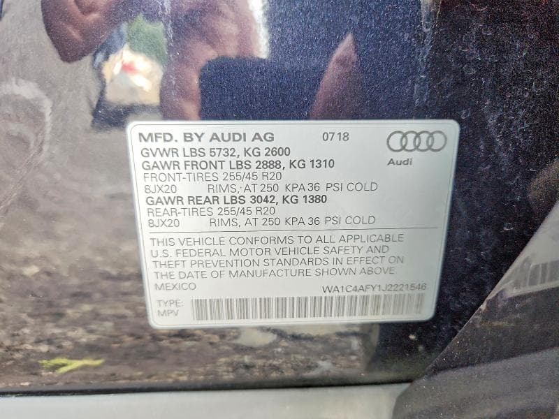 2018 AUDI SQ5 PRESTIGE 13
