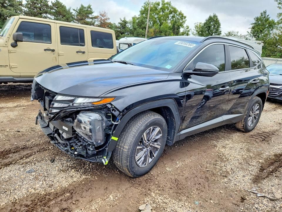 2022 HYUNDAI TUCSON BLUE - 1