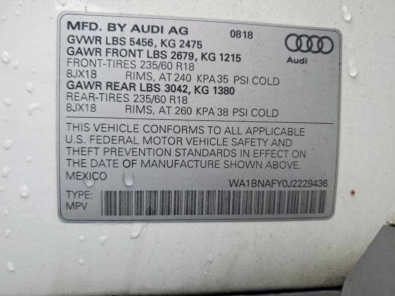 2018 AUDI Q5 PREMIUM PLUS 13